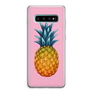 Grote ananas: Samsung Galaxy S10 Plus Transparant Hoesje