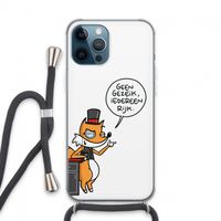 Geen Gezeik: iPhone 13 Pro Max Transparant Hoesje met koord