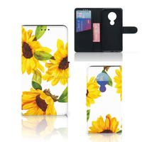 Hoesje voor Nokia 7.2 | Nokia 6.2 Zonnebloemen