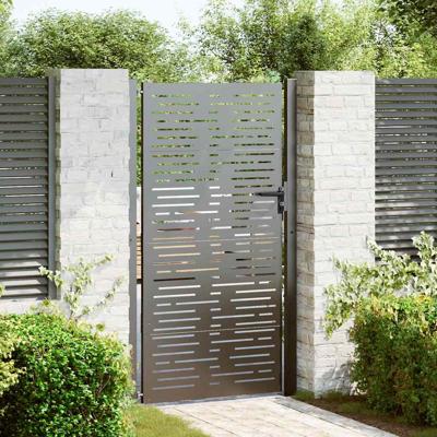 Tuinpoort, Tuindeur 105x75 cm Cortenstaal Vierkant Ontwerp