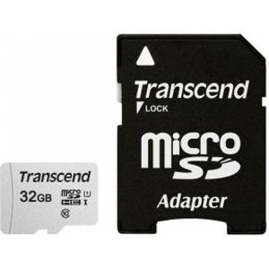 Transcend microSDHC 300S 32GB flashgeheugen NAND Klasse 10