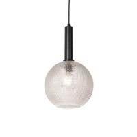 QAZQA Design hanglamp zwart met smoke glas - Chico - thumbnail