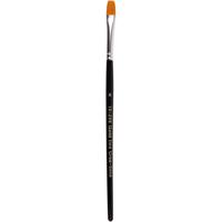 Creativ Company Gold line penselen, afm 8, l: 18,5 cm, b: 8 mm, plat, 12 stuk/ 1 doos