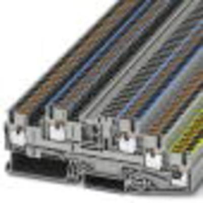 Phoenix Contact 3210545 Installatierandaardeklem 5.2 mm Push-Lock-veeraansluiting Grijs 50 stuk(s)
