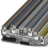 Phoenix Contact 3210545 Installatierandaardeklem 5.2 mm Push-Lock-veeraansluiting Grijs 50 stuk(s)