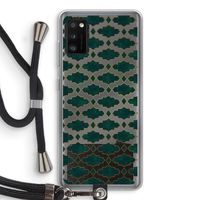 Moroccan tiles: Samsung Galaxy A41 Transparant Hoesje met koord