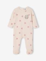 Set van 2 babyslaappakje fluweel / velours Marie lila (poederkleur)