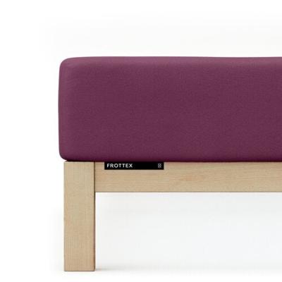 Schlafgut Schlafgut Badstof Hoeslaken S - 90x190 - 100x200 542 Purple Deep