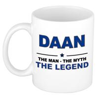 Daan cadeau mok - man myth legend - naam koffiemok - 300 ml - collega - vaderdag
