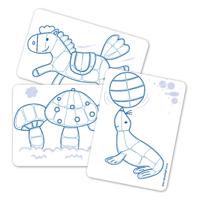 Playmais kaarten versieren, 24st.