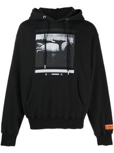 Heron Preston hoodie à imprimé Heron - Noir