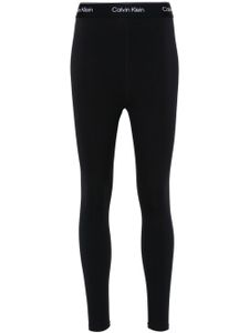 Calvin Klein legging à taille logo - Noir