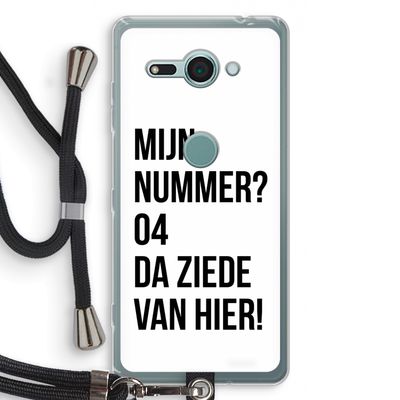 Da ziede van hier: Sony Xperia XZ2 Compact Transparant Hoesje met koord
