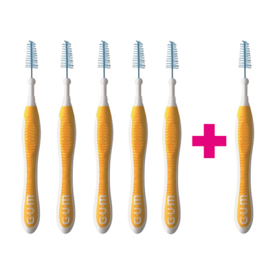 GUM Trav-Ler 1.3 mm geel - 5+1 Gratis