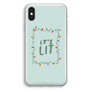 It's Lit: iPhone X Transparant Hoesje