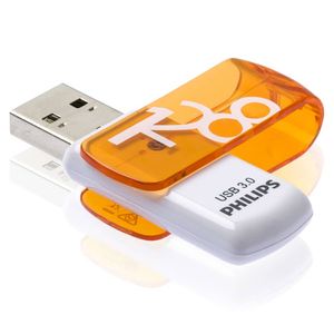 Philips FM12FD00B USB flash drive 128 GB USB Type-A 3.2 Gen 1 (3.1 Gen 1) Oranje, Wit