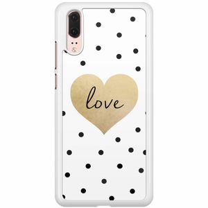 Huawei P20 hoesje - Love dots