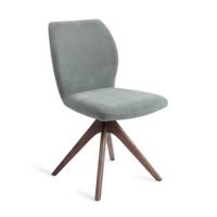 Jesper Home Eetkamerstoel 'Ikata' Revolve Oak Walnut, kleur Breezy Blue