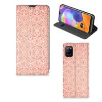 Samsung Galaxy A31 | Hoesje met Magneet | Pattern Orange