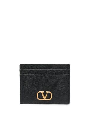 Valentino Garavani porte-cartes à détail VLogo - Noir