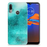 Smartphone hoesje Motorola Moto E6 Plus Painting Blue