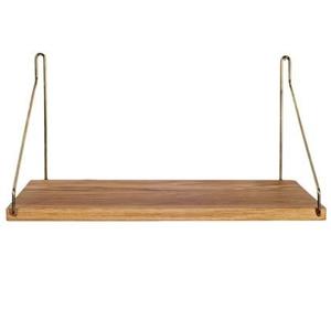 Frama Shelf wandplank 40x20 naturel|messing