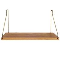 Frama Shelf wandplank 40x20 naturel|messing