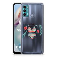 Motorola Moto G60 Telefoonhoesje met Naam Boho Summer - thumbnail