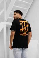 24 Uomo Heat Wave T-Shirt Heren Zwart/Oranje - Maat S - Kleur: Zwart | Soccerfanshop