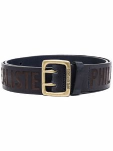 Zadig&Voltaire ceinture Buckley embossé - Bleu