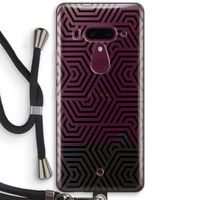 Magic pattern: HTC U12+ Transparant Hoesje met koord
