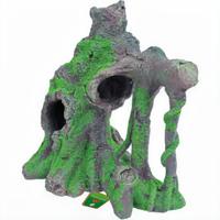Boon Mangrove Boom met Mos Aquariumdecoratie - Natuurgetrouw 28x30cm