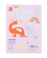 HEMA Krasboek Met Kraspen A5 Fantasie