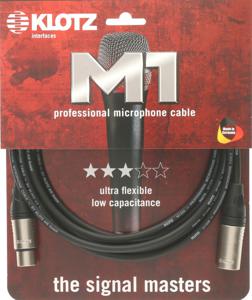 KLOTZ AIS GmbH M1K1FM0100 audio kabel 1 m XLR (3-pin) Zwart