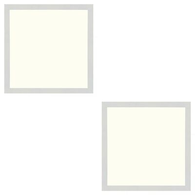 LED Paneel Slim 2 Pack - 30x30 Natuurlijk Wit 4200K - 24W Inbouw Vierkant - Mat Wit - Flikkervrij