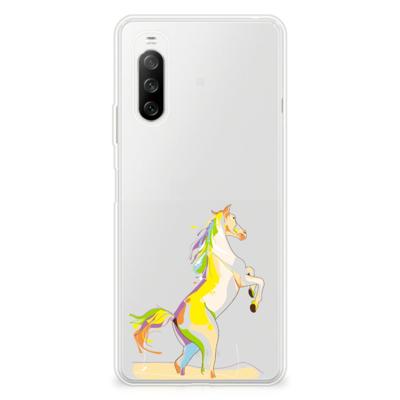 Sony Xperia 10 III Telefoonhoesje met Naam Horse Color Sony Xperia 10 III Telefoonhoesje met Naam Horse Color
