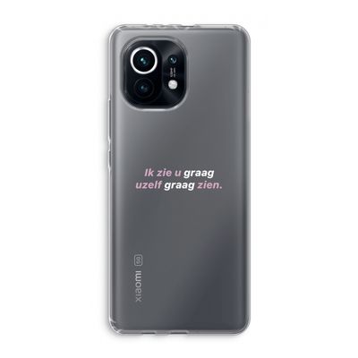 uzelf graag zien: Xiaomi Mi 11 Transparant Hoesje