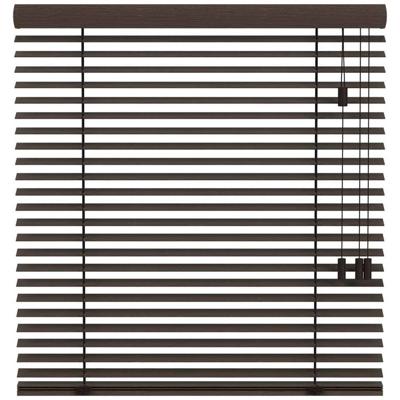 Leen Bakker - Fenstr Jaloezie Tahiti 50mm - Bruin (15901) - Bamboe - Zwart - 120x10x10 Cm