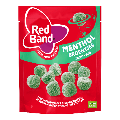 Red Band menthol groentjes zak (10x 230gr)