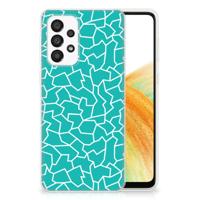 Samsung Galaxy A33 5G | Hoesje maken | Cracks Blue