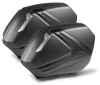 GIVI V37 set zijkoffers carbon look, Topkoffers en voor de moto, fumé reflectoren