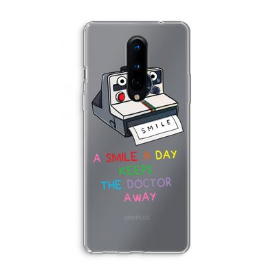 Smile: OnePlus 8 Transparant Hoesje