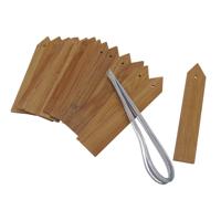 Plantetiket hout 10 cm 15 stuks