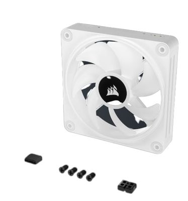 Corsair CO-9051006-WW koelsysteem voor computers Computer behuizing Ventilator 12 cm Wit 3 stuk(s)