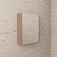 Spiegelkast BWS Riga 80 cm, 2 Deuren Latte