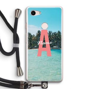 Pacific Dream: Pixel 3 Transparant Hoesje met koord