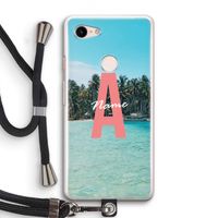 Pacific Dream: Pixel 3 Transparant Hoesje met koord