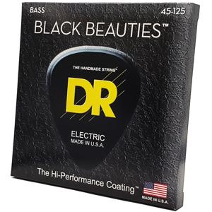 DR Strings BKB5-45 Black Beauties 45-125 set 5 snaren voor elektrische basgitaar