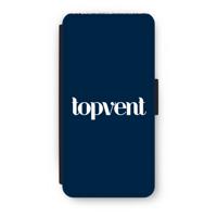 Topvent Navy: iPhone 8 Flip Hoesje