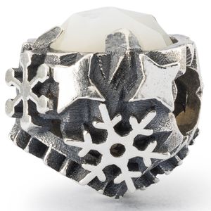 Trollbeads TAGBE-00293 Kraal Sneeuwbal zilver